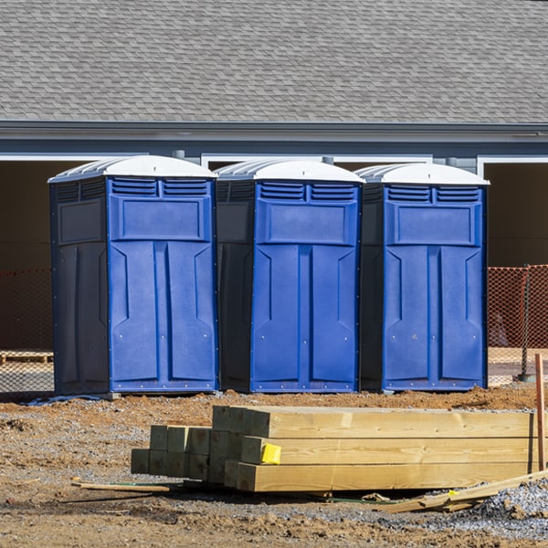 are there any restrictions on where i can place the porta potties during my rental period in Orchard Hills Pennsylvania